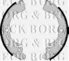 BORG & BECK BBS6135 Brake Shoe Set